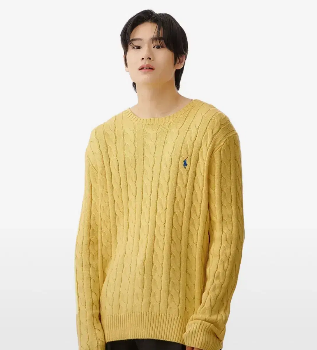 Polo Ralph Lauren Cable-knit cotton sweater yel