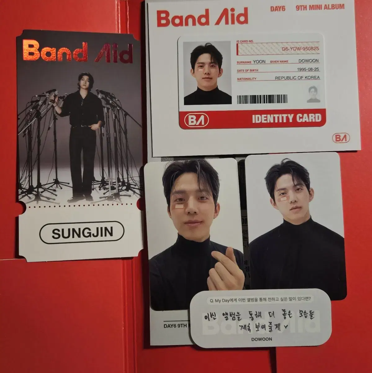 Day 6 Bandaids album dounset