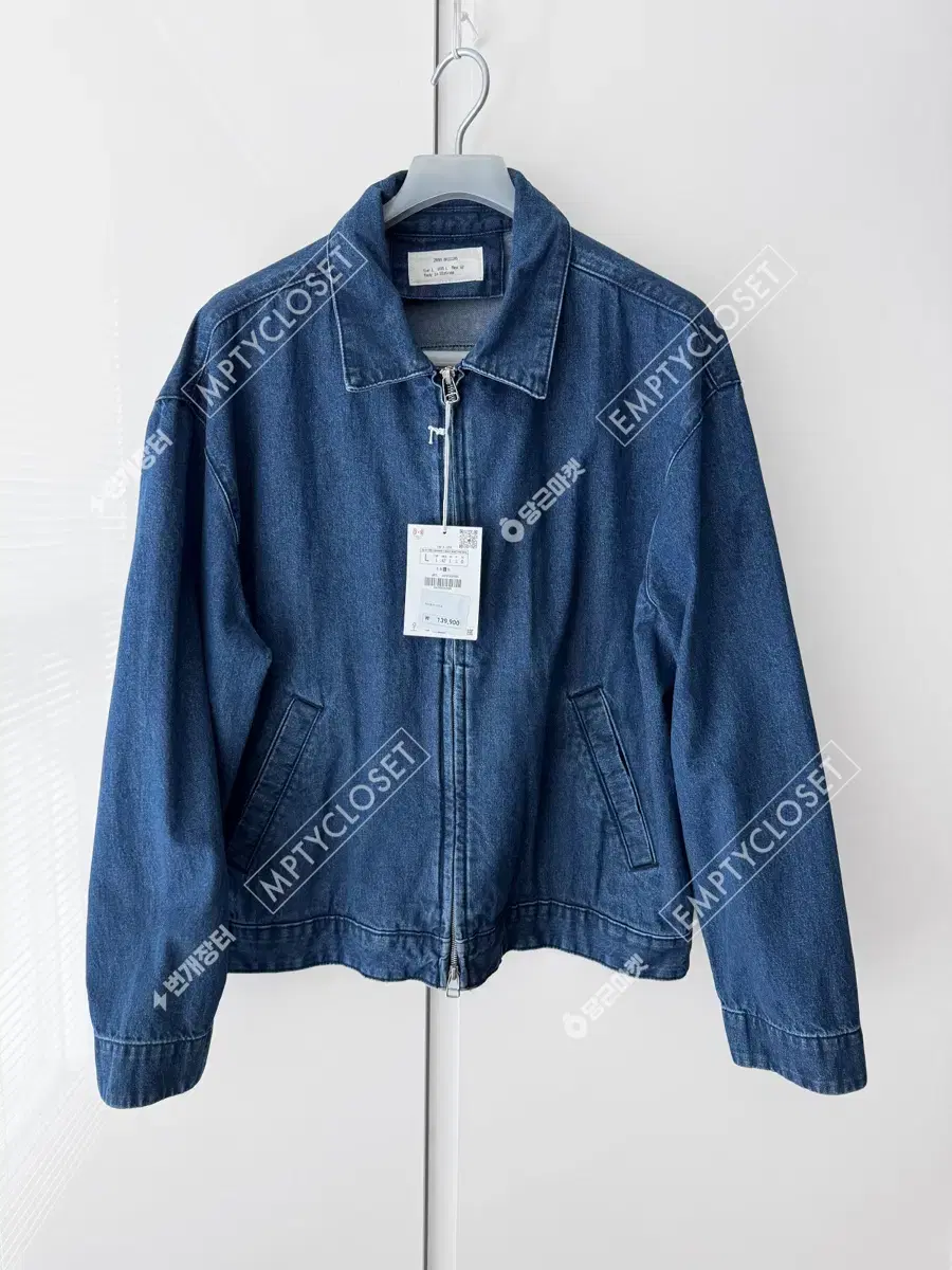 Zara Origins 24FW Denim zip-up jumper jacket