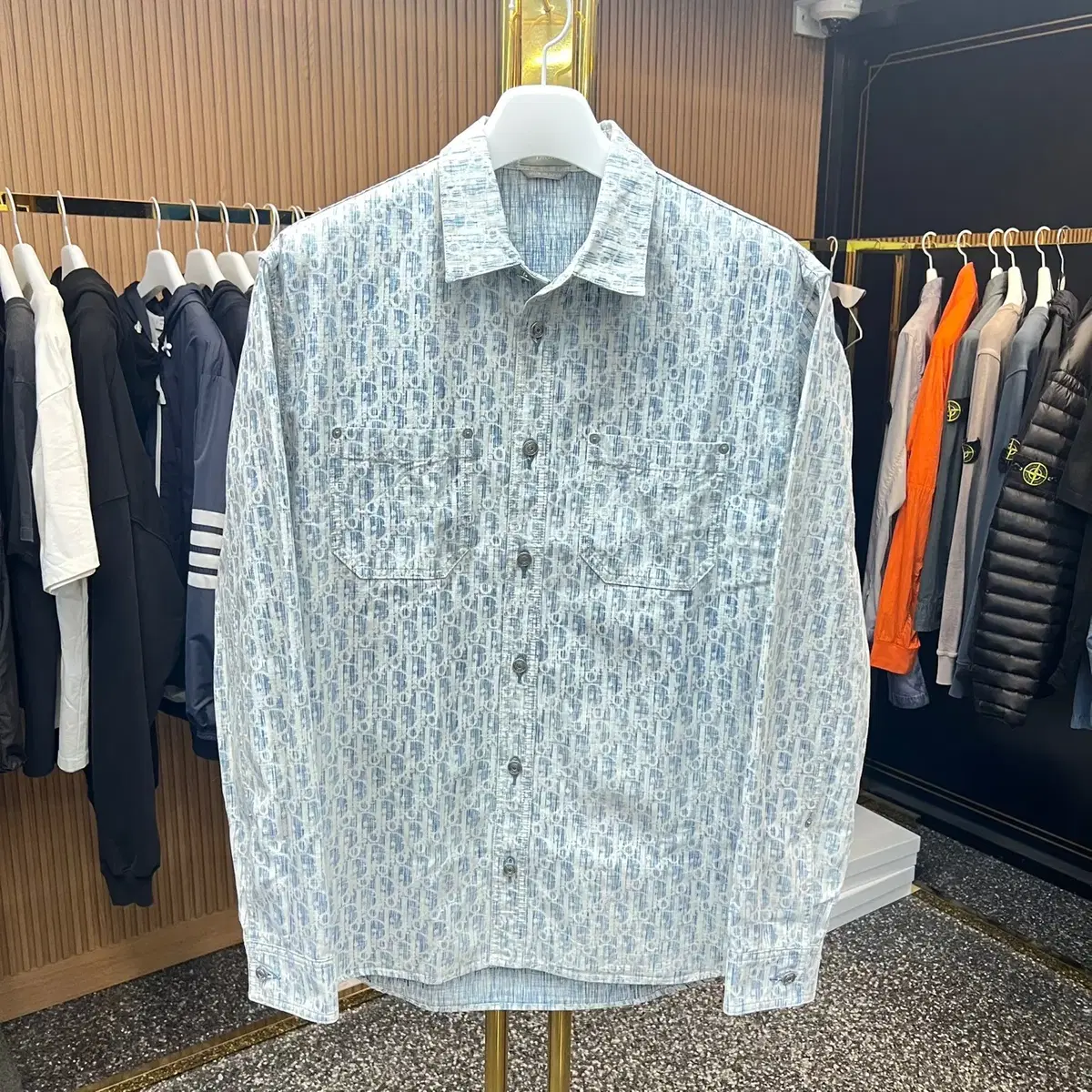 DAWN Suwon / Dior Kasuri Denim Shirt 41size