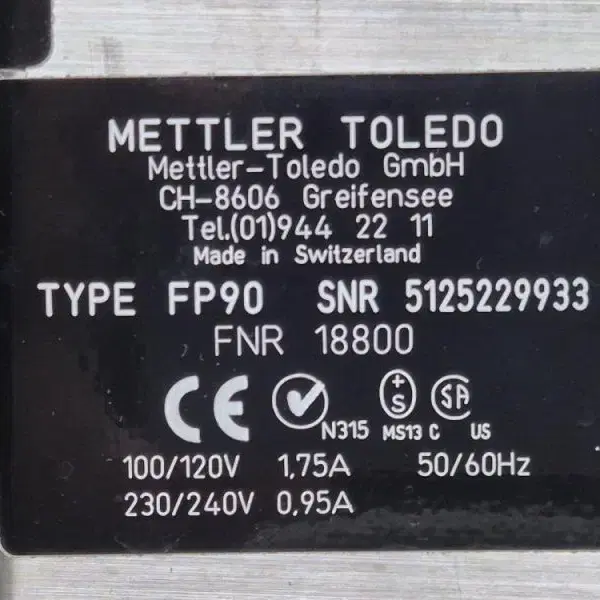 Mettler Toledo FP90 /FP81HT MBC Cell