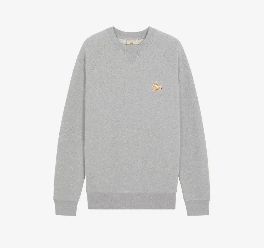 Maison Kitsune Chillax Fox Grey Man to Man Sale(M)