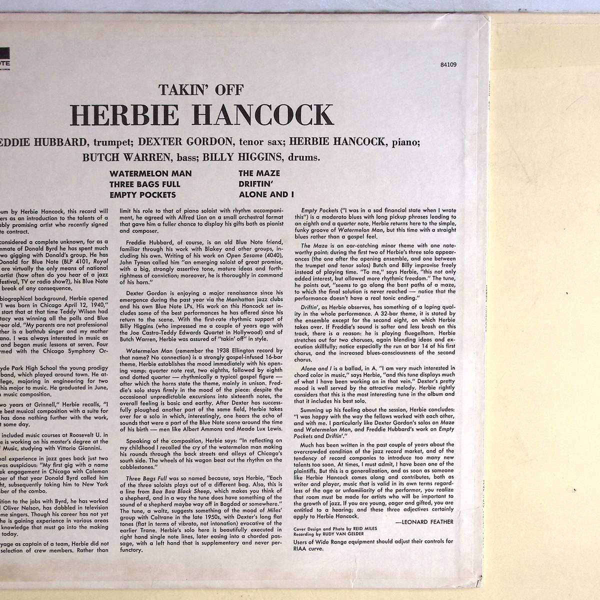 Herbie Hancock - Takin' off