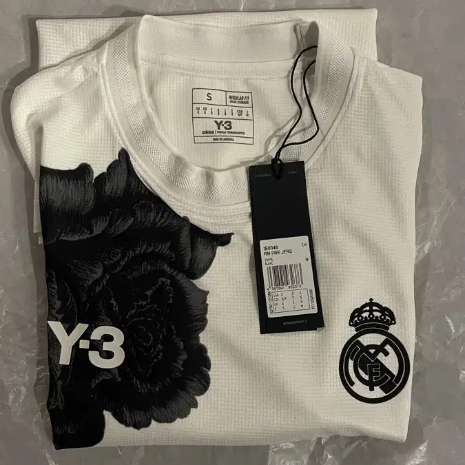 Y-3 레알마드리드 PreMatch 저지 화이트 (size S+새상품)