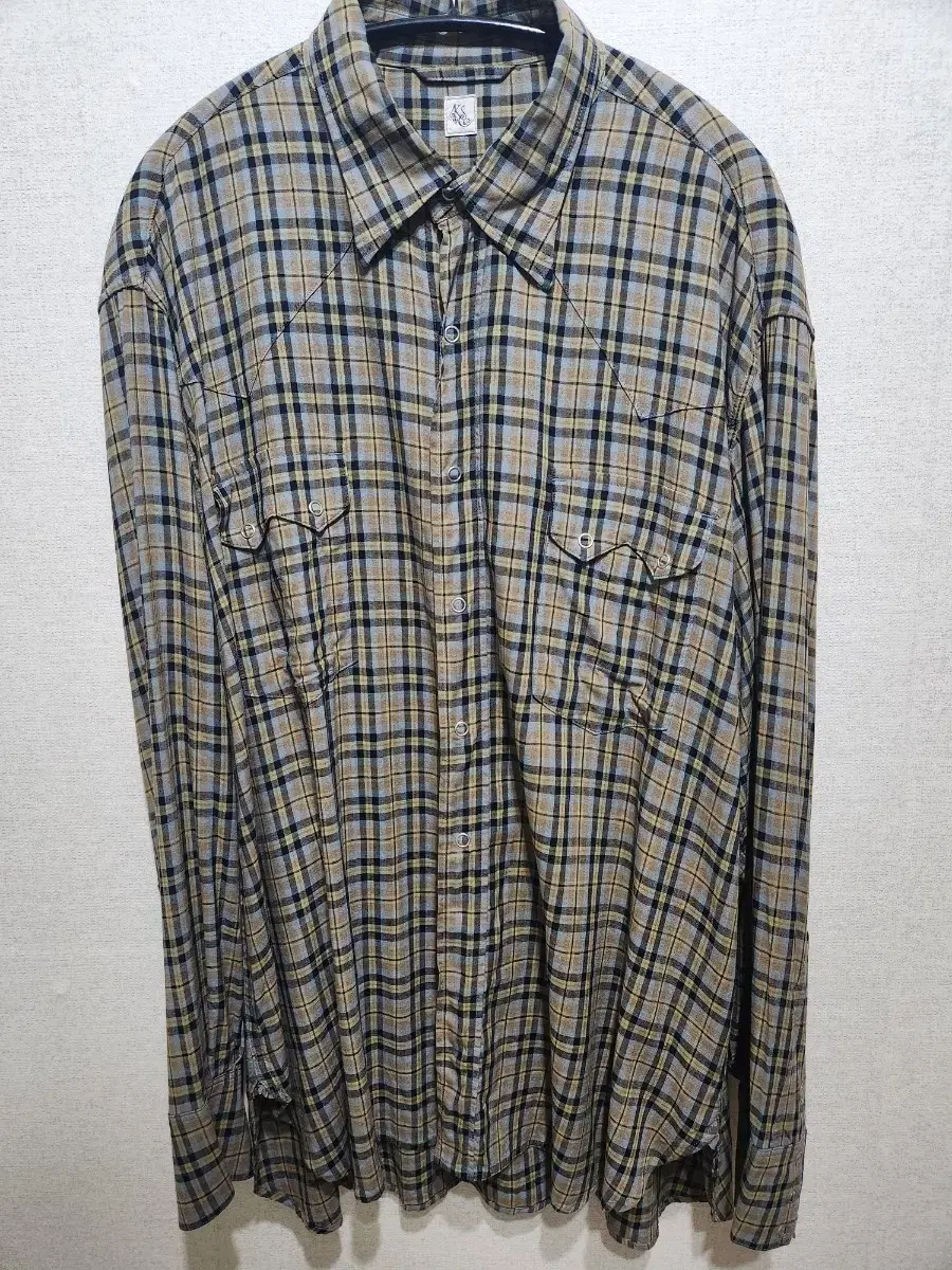 Captain Sunshine Rayon Western Check Shirt