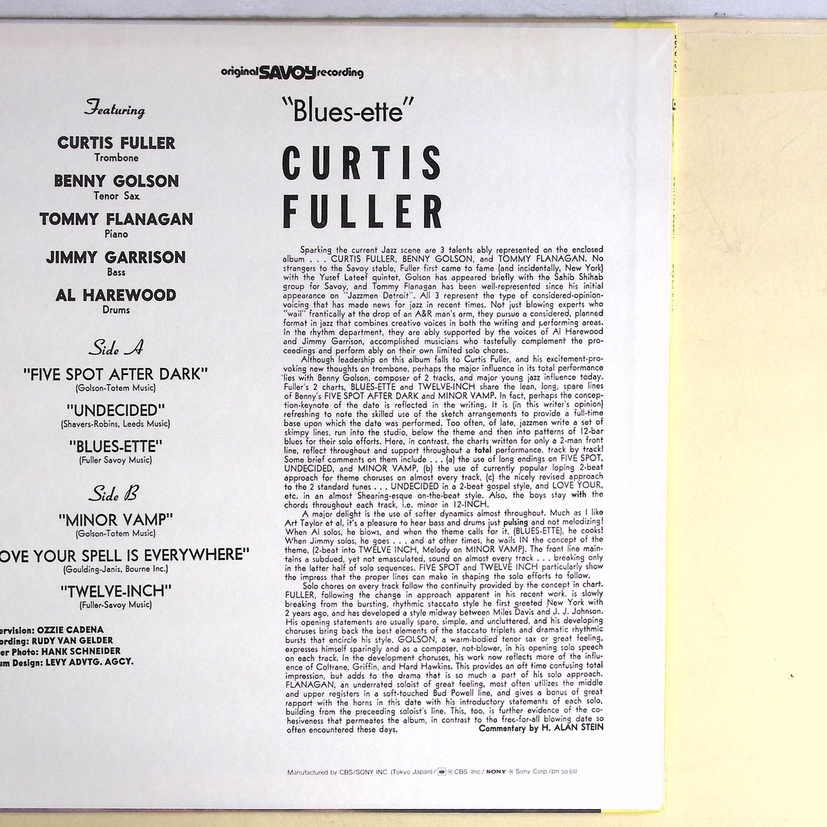 Curtis Fuller - Blues-ette