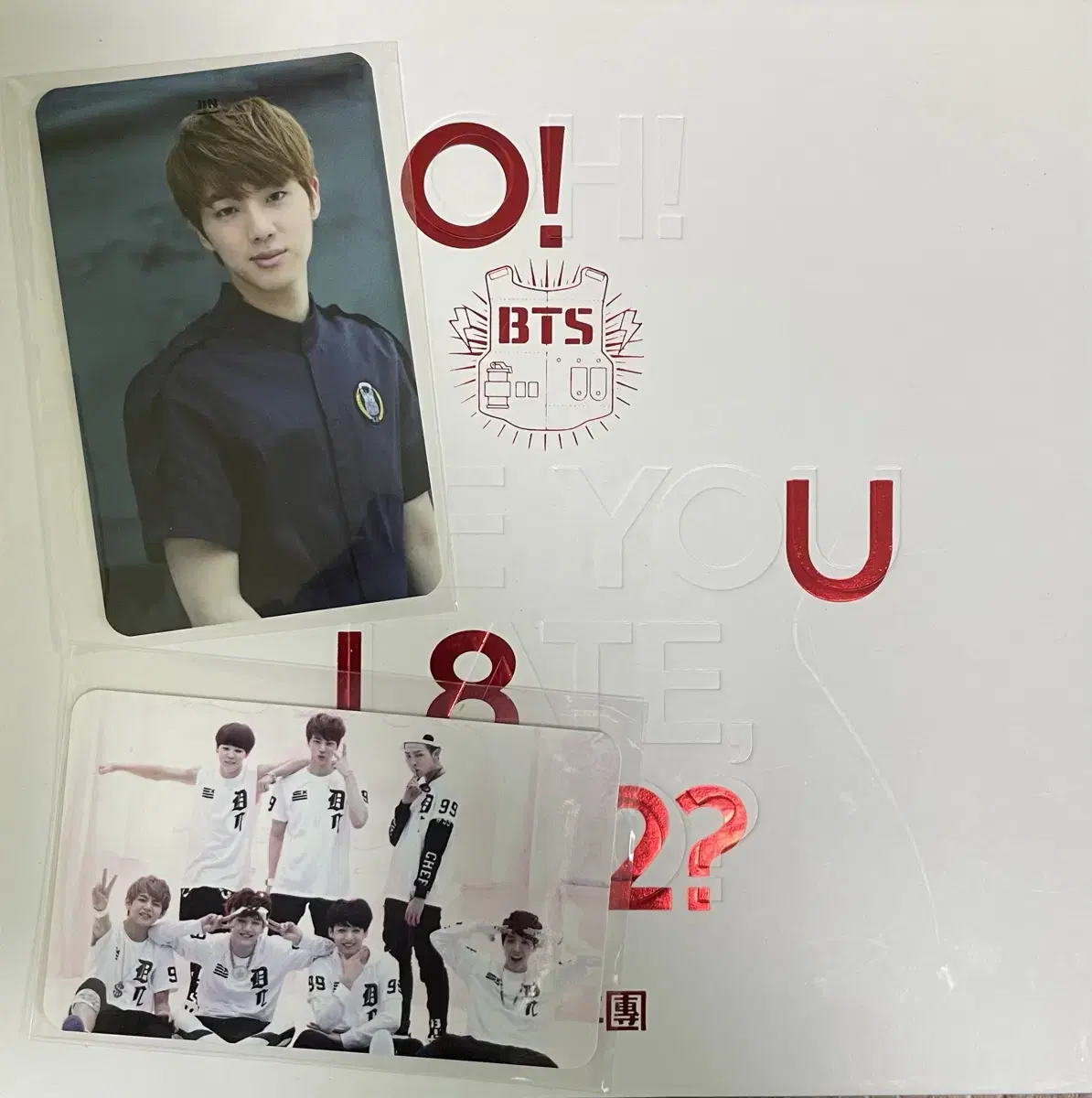 Bangtan BTS Eno jin Sell group photocards in bulk + bonus album