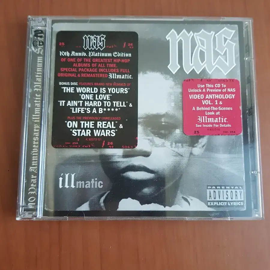 흑인음악 힙합씨디 Nas Illmatic 2cd수입씨디 힙합cd 수입cd