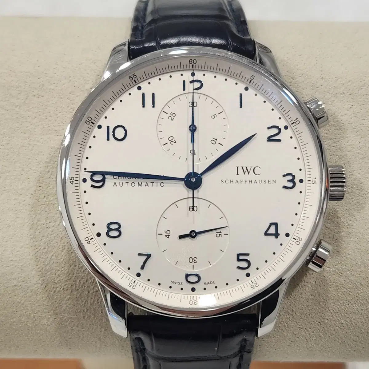 IWC 포르투기저 크로노 블루핸즈 IW371446 오토매틱 41MM 판매