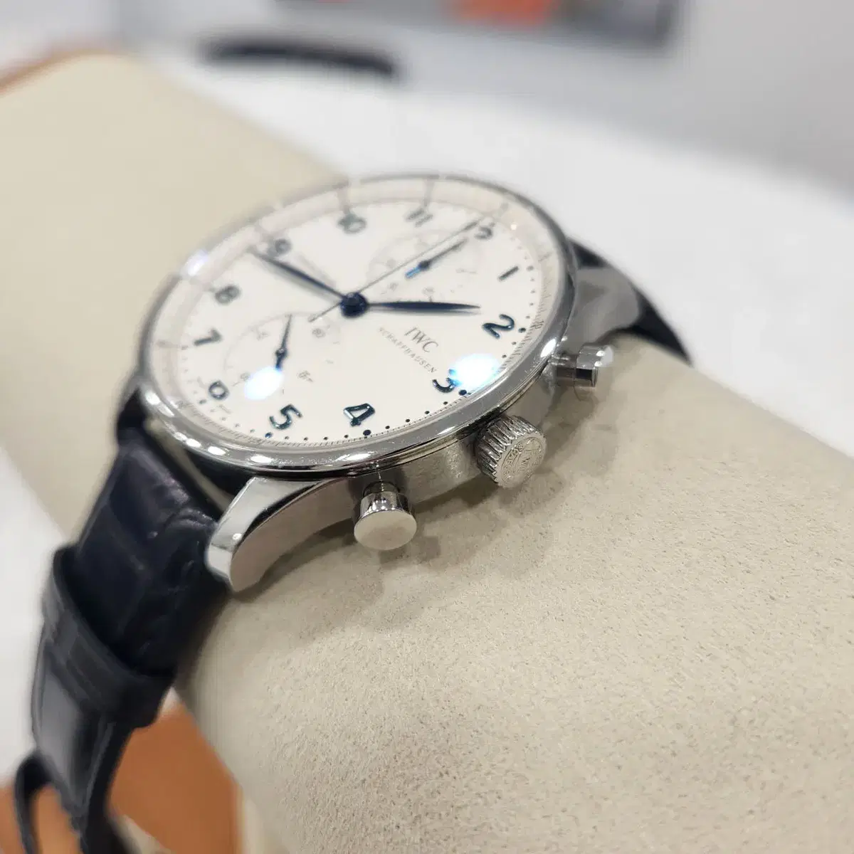 IWC 포르투기저 크로노 블루핸즈 IW371446 오토매틱 41MM 판매