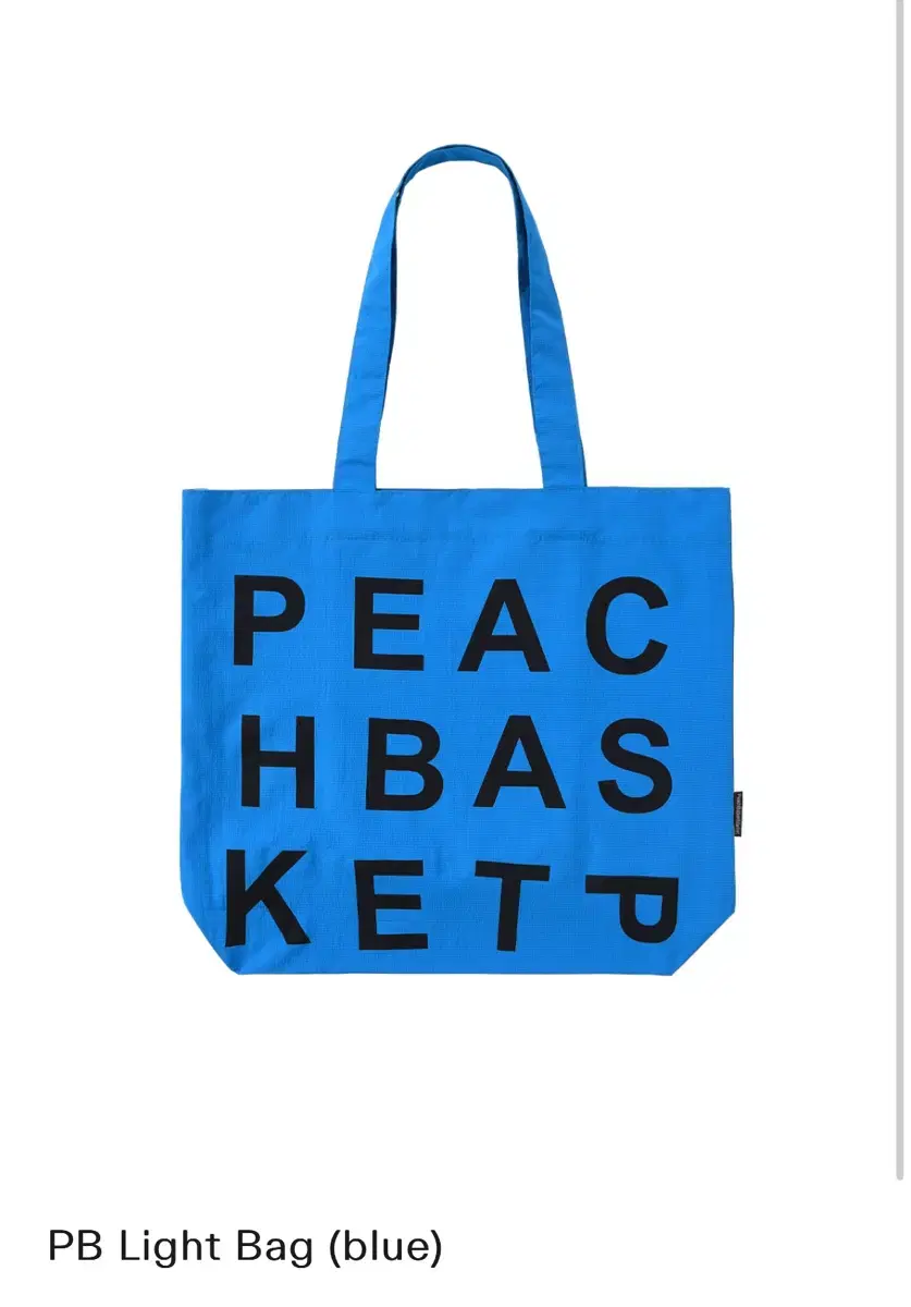 피치바스켓마켓 블루 에코백 PB Light Bag (blue)