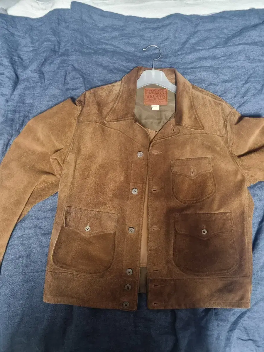 RRL Roughout Suede Jacket L