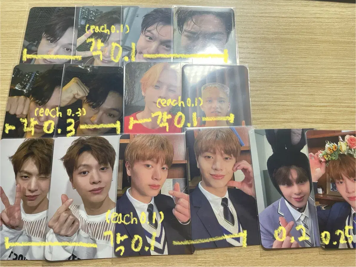 BTOB lee minhyuk lee changsub peniel yook sungjae photocard WTS