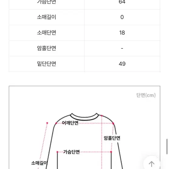 슈가파우더 루즈핏 크롭 니트