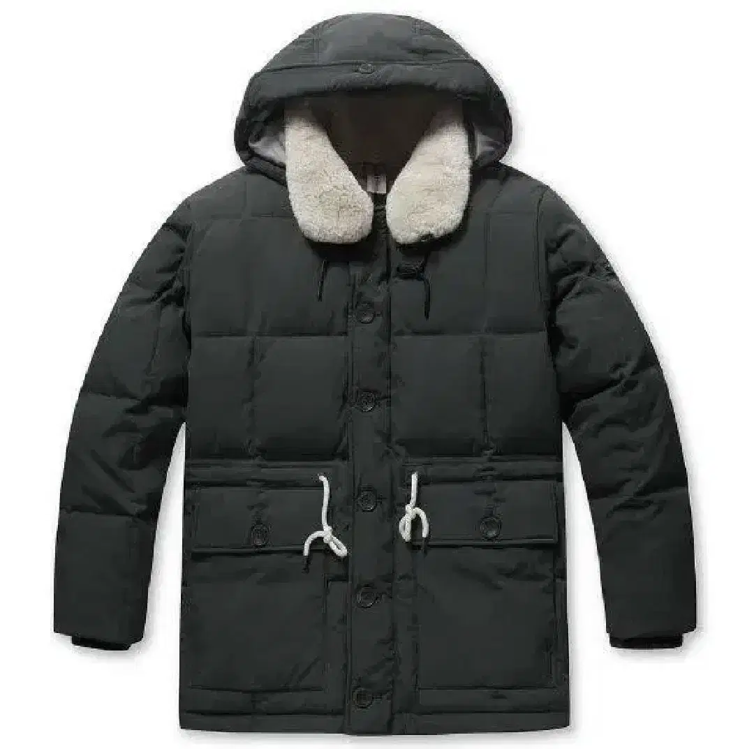 SERIES Nanook Fleece Goose Down Puffer Jacket