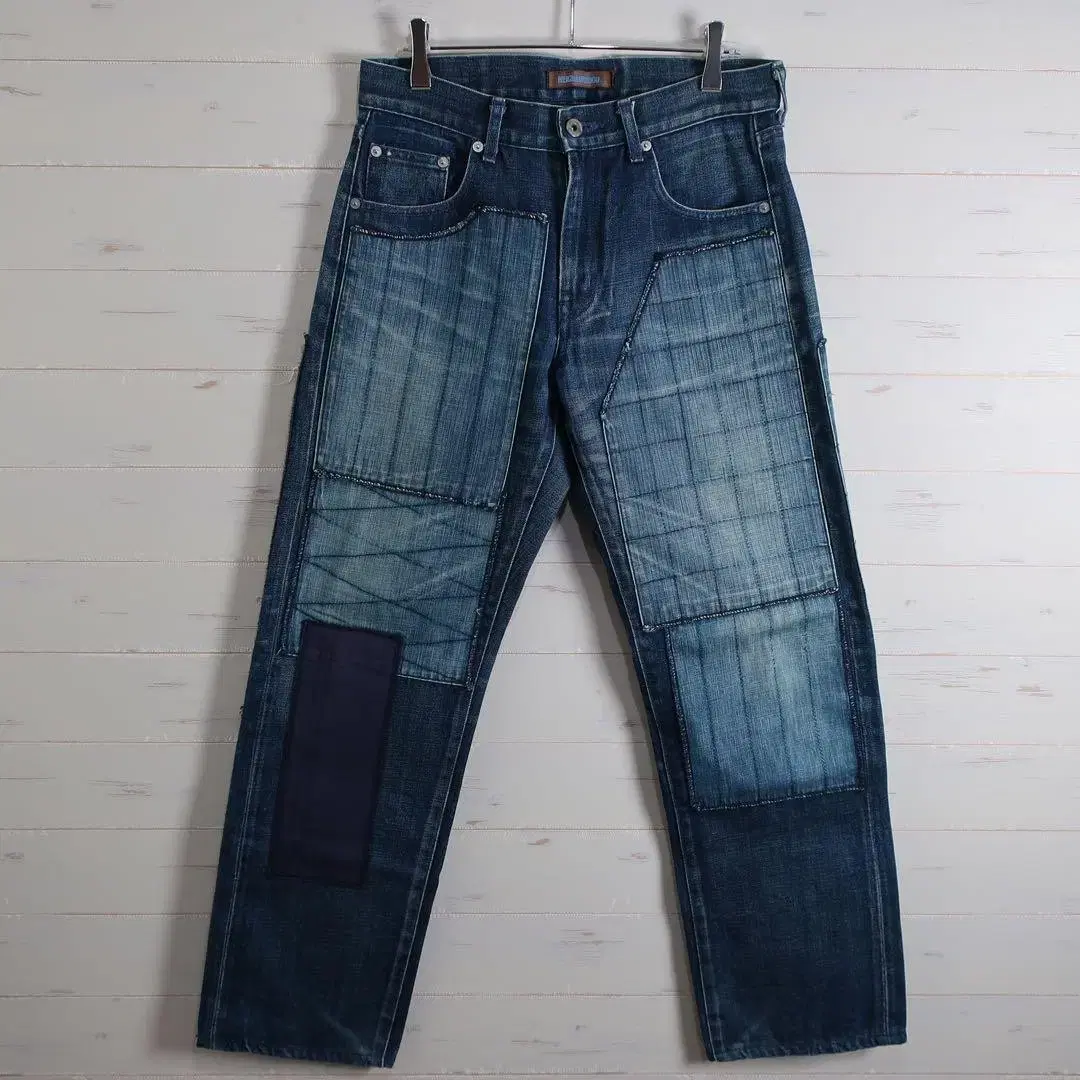 Neighborhood Patchwork Indigo Bloo Denim