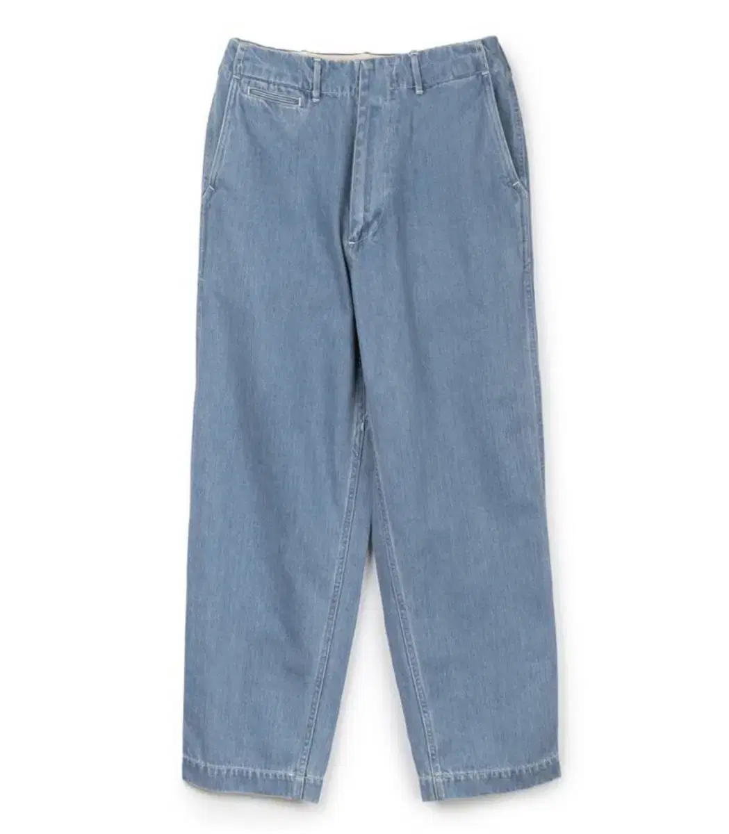 Nanamika Wide Denim Pants Indigo Bleach