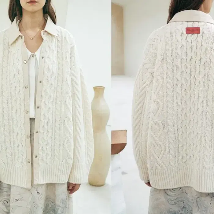 위메농 니트 자켓 가디건 Katherlin wool-knit jaket