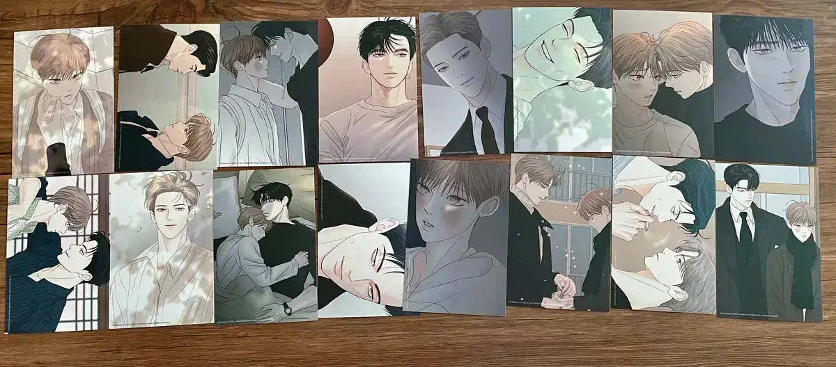 Secretly) pre-order benefit postcard Full set of 16