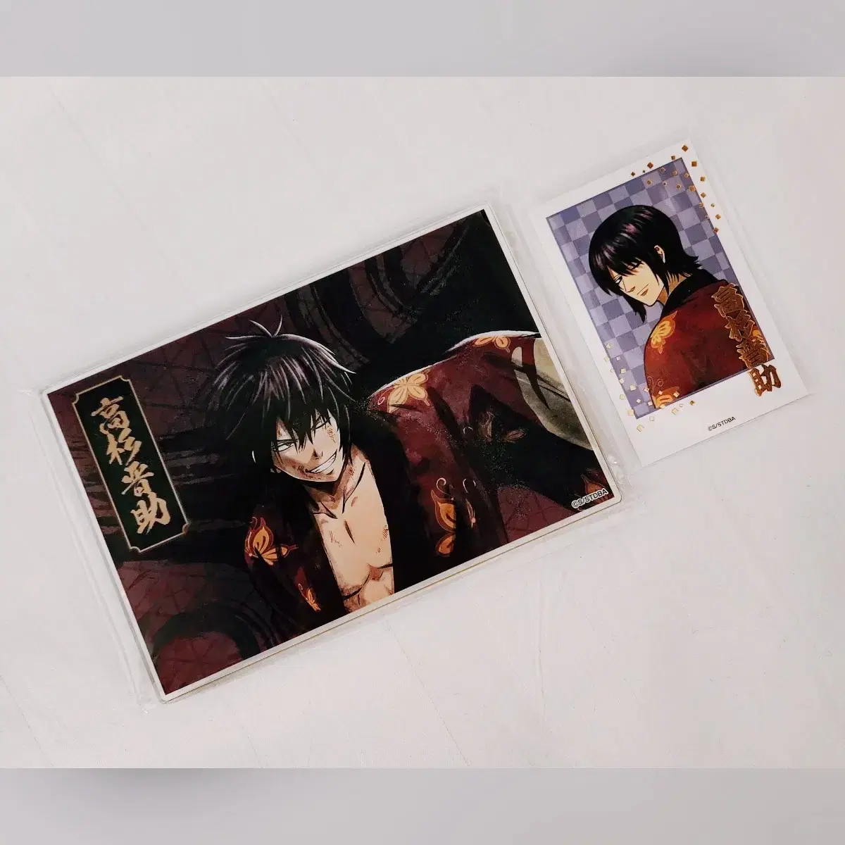 Gintama Takasugi Vahn Dai Namco Gyarafon Kuji A-scale Acrylic Board C-scale Cheki Pola