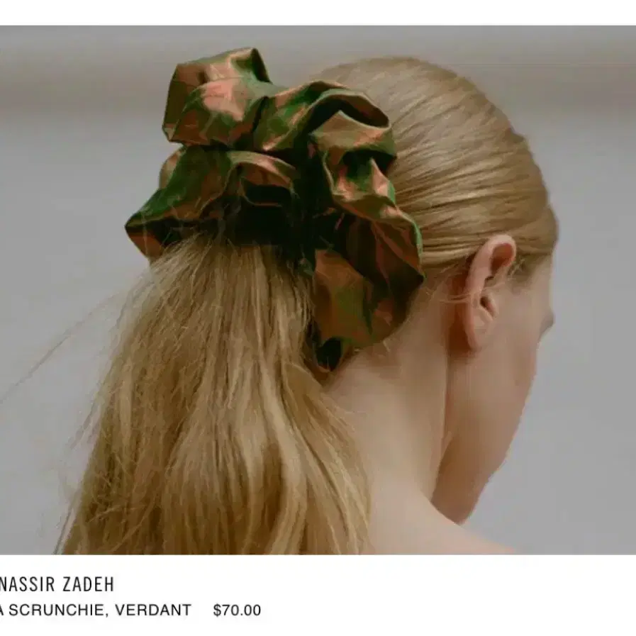 Maryam nassir zadeh 스크런치 hair scrunchie