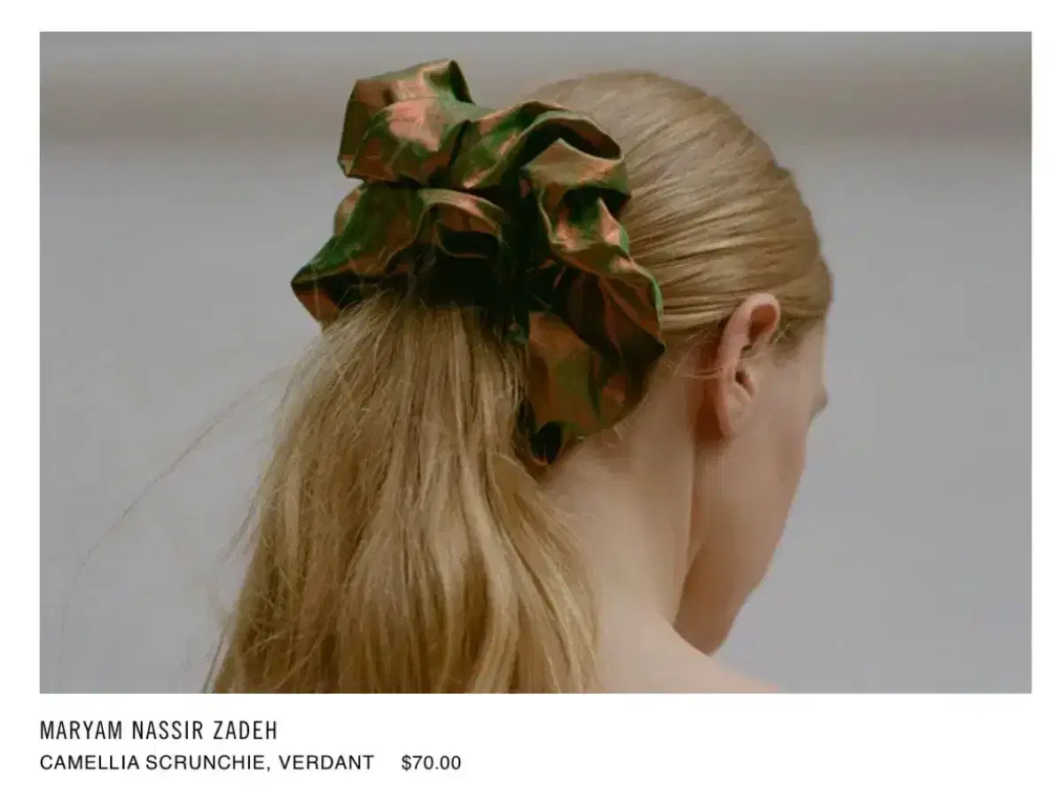 Maryam nassir zadeh 스크런치 hair scrunchie