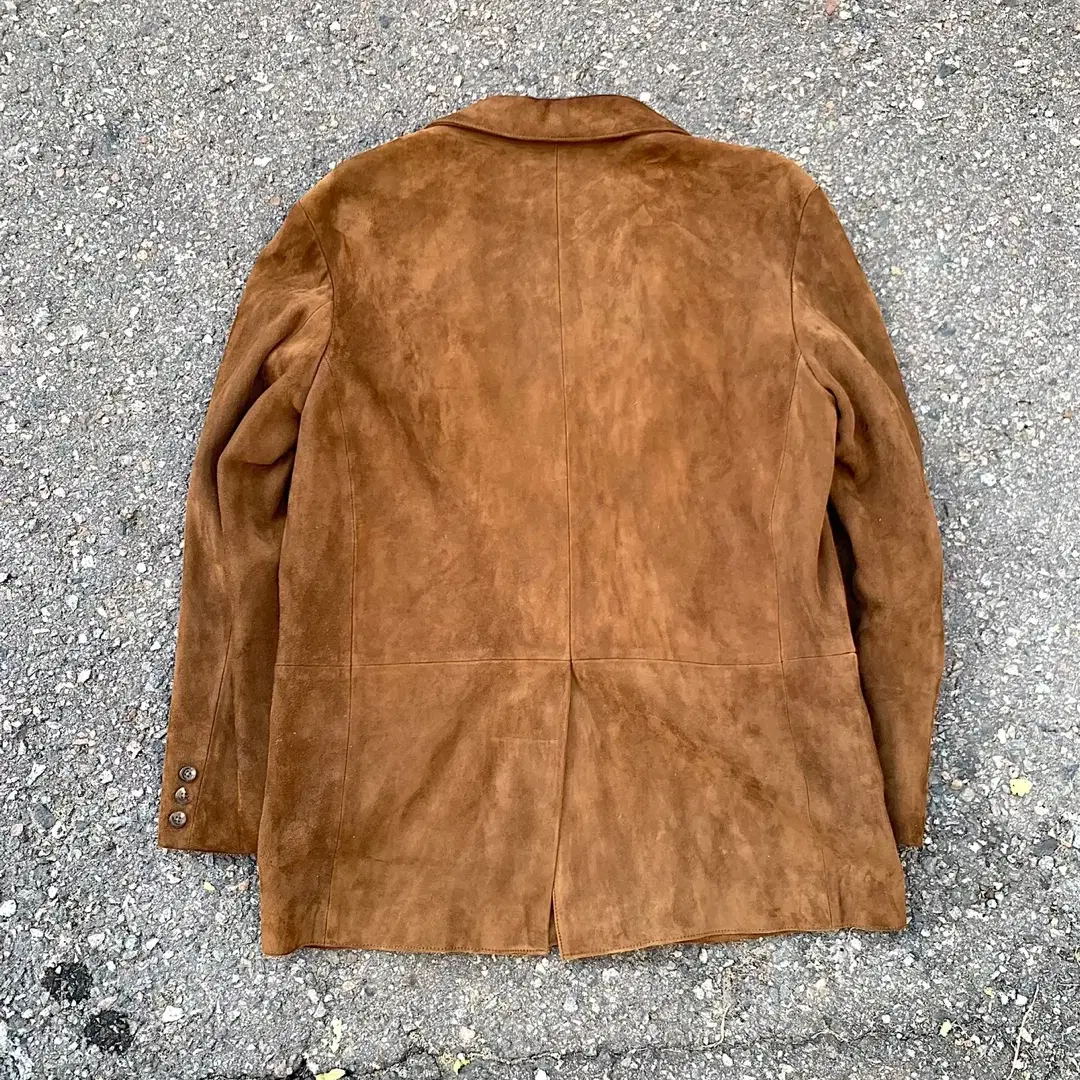 [L~] 90s Polo genuine leather blazer