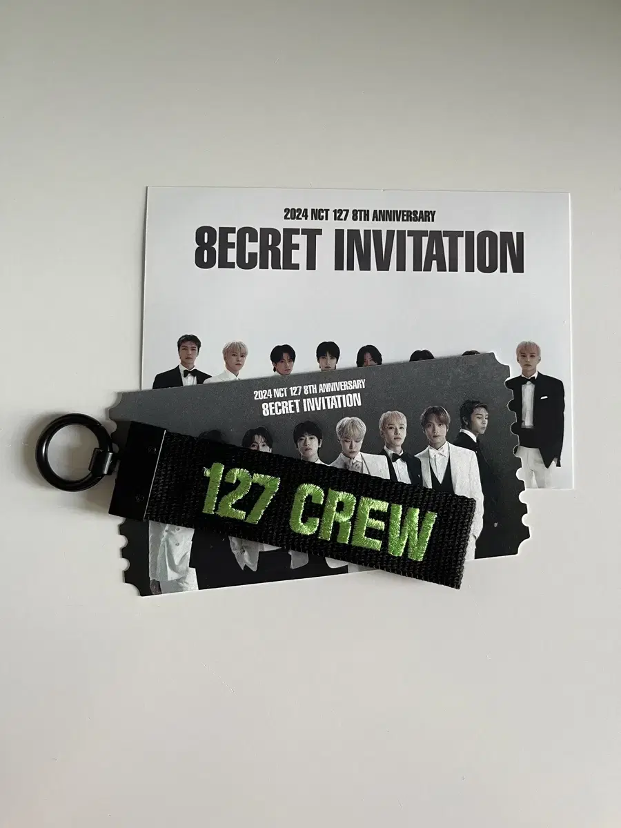 NCT 127 8th Anniversary fanmeeting Admission Photocard md keyring WTS