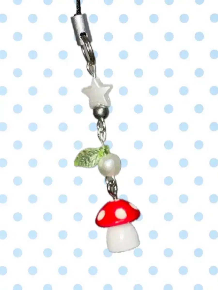 *mushroom keyring 비즈키링