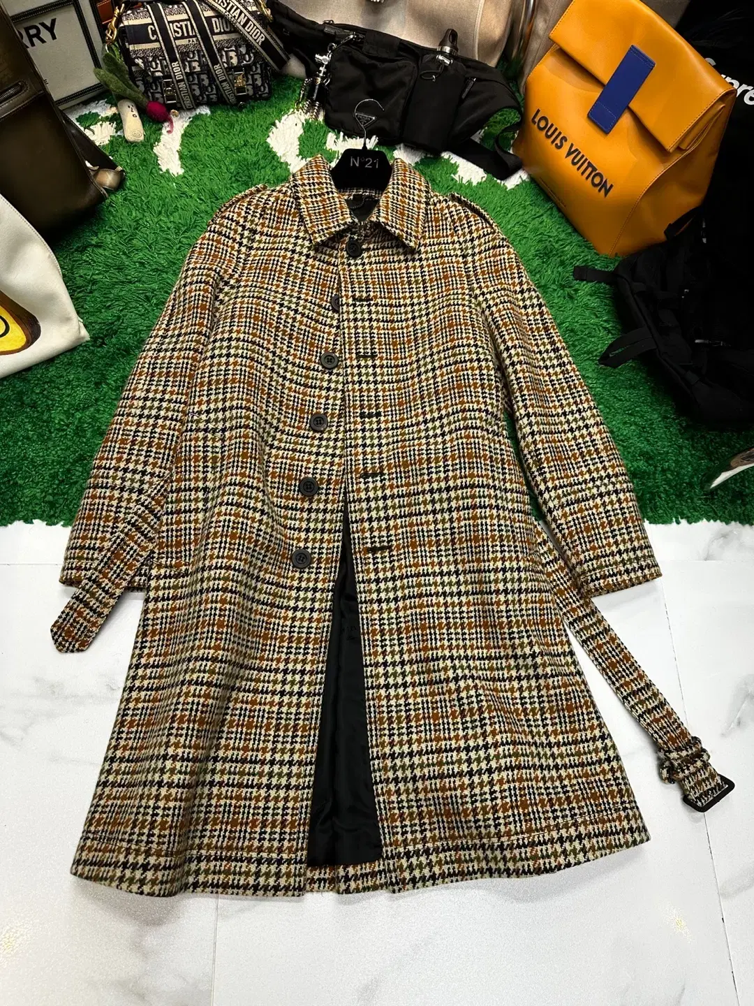 Burberry 16FW Check Coat / 46