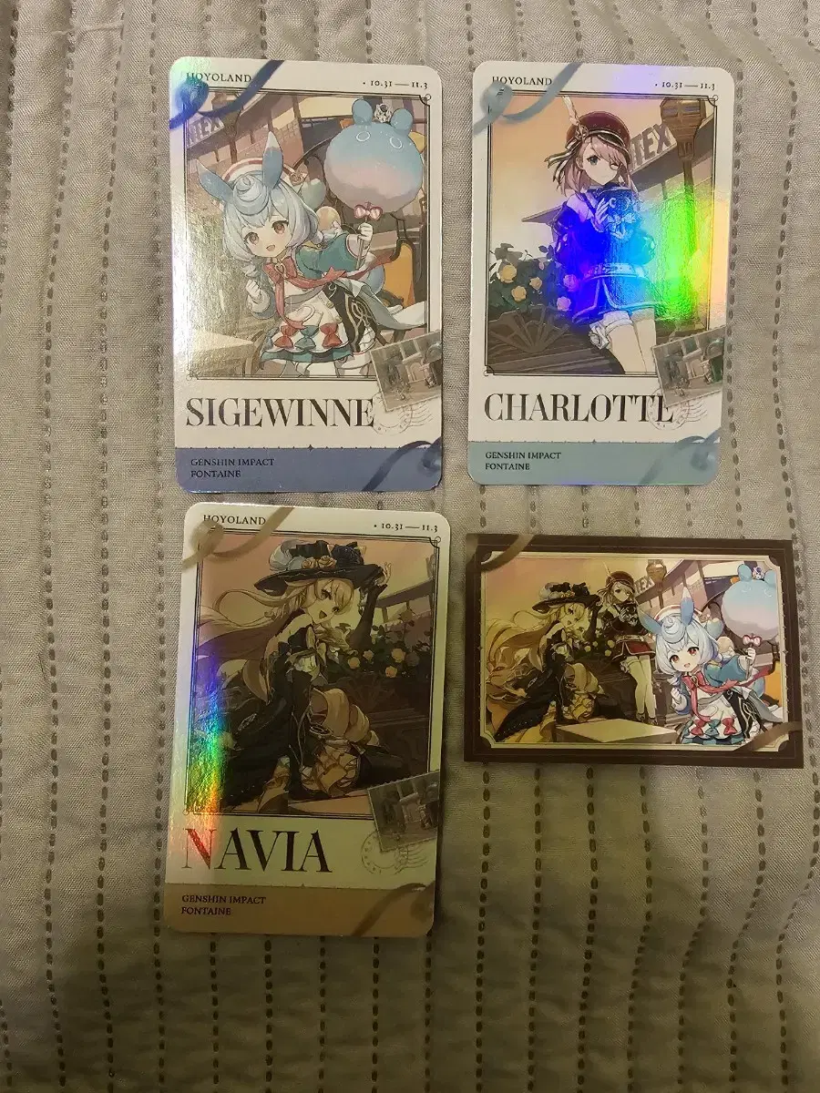 Hoyoland Character Cards