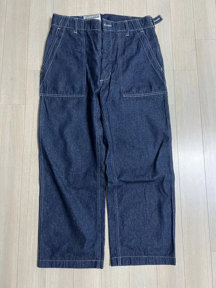 [XS] Engineered Garments Worker's Dey Denim Puttyg