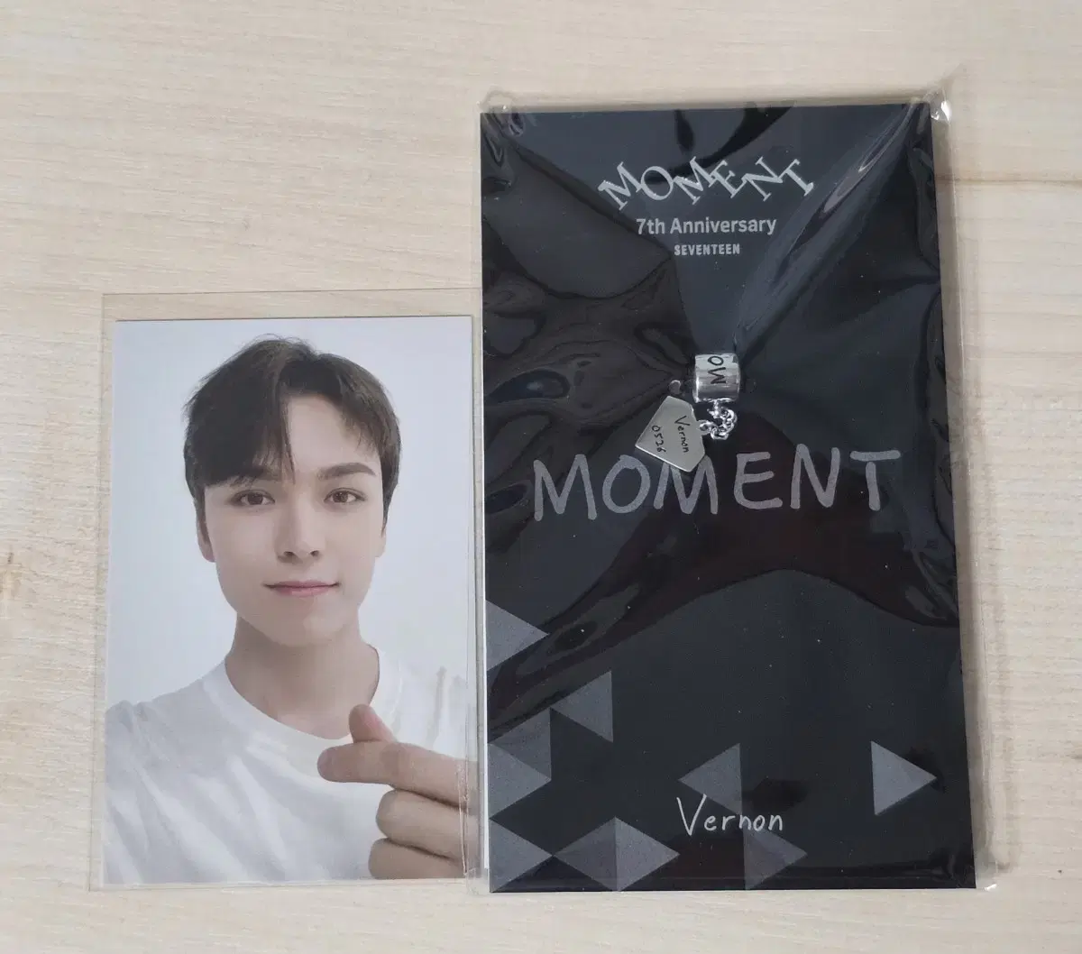 Seventeen 7th Anniversary Bracelet Charm vernon wts photocard w/ bulk WTS