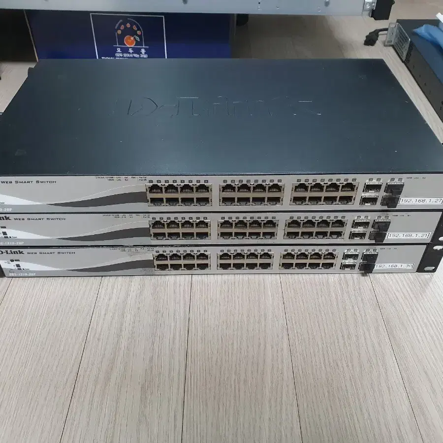 D-Link 24포트 기가비트 PoE 허브 / DGS-1210-28P