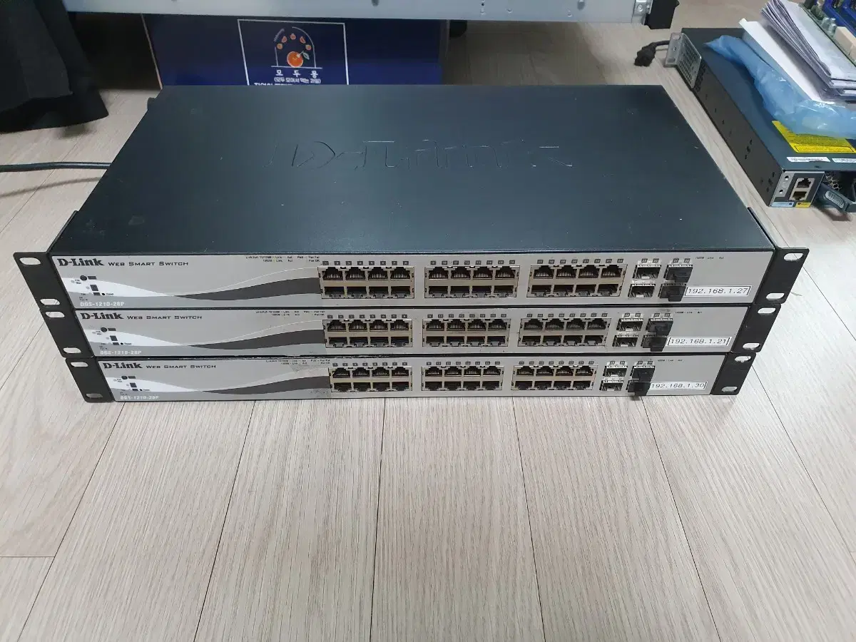 D-Link 24포트 기가비트 PoE 허브 / DGS-1210-28P