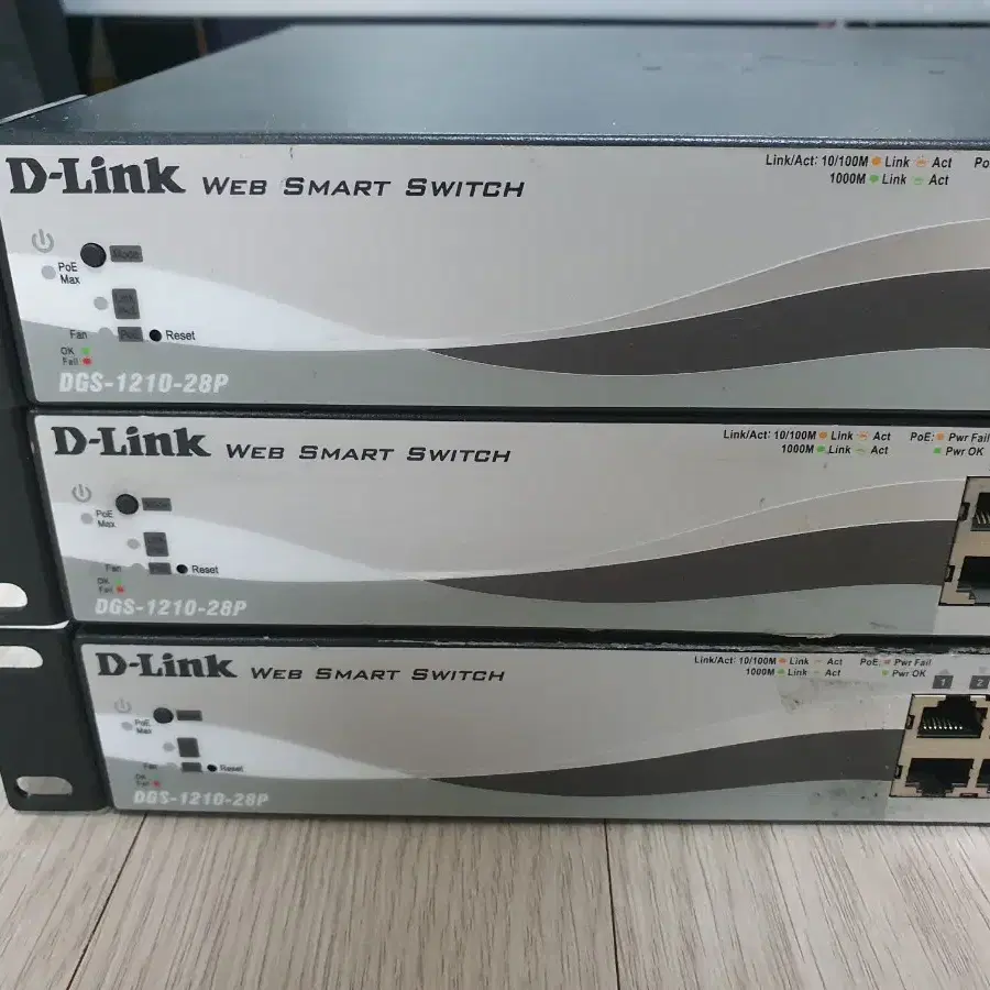 D-Link 24포트 기가비트 PoE 허브 / DGS-1210-28P