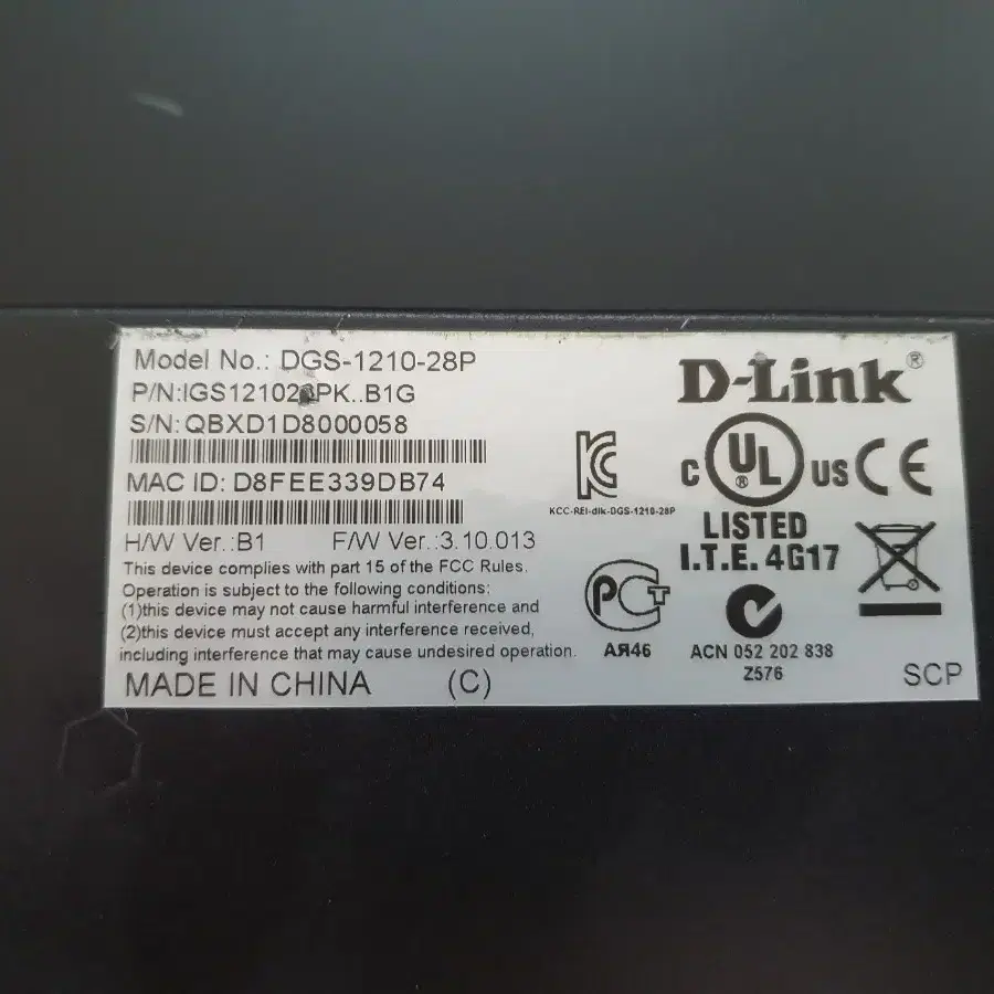 D-Link 24포트 기가비트 PoE 허브 / DGS-1210-28P