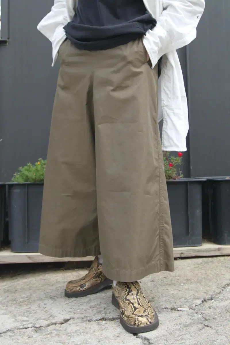 Yohji Yamamoto Hakama Pants Khaki