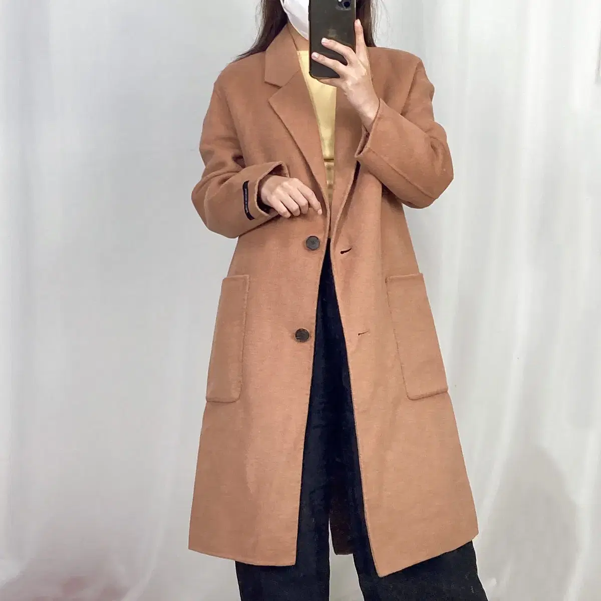 Le Shop Beige wool coat F .241101