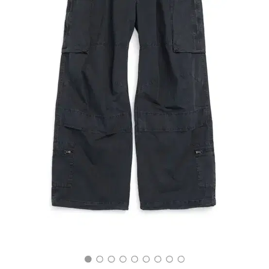 해칭룸 zipcargo pants faded black(2)