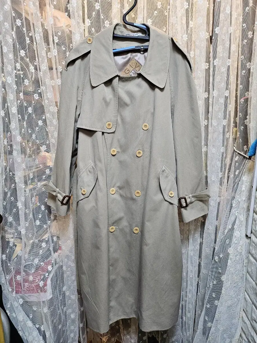 Givenchy Men's Double Trench Coat 100