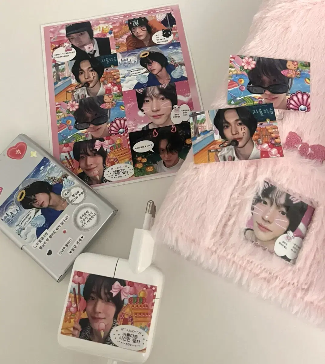 Rize wonbin sticker purikura unofficial goods Photocard