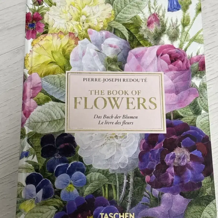 The Book Of Flowers 식물 세밀화 원서