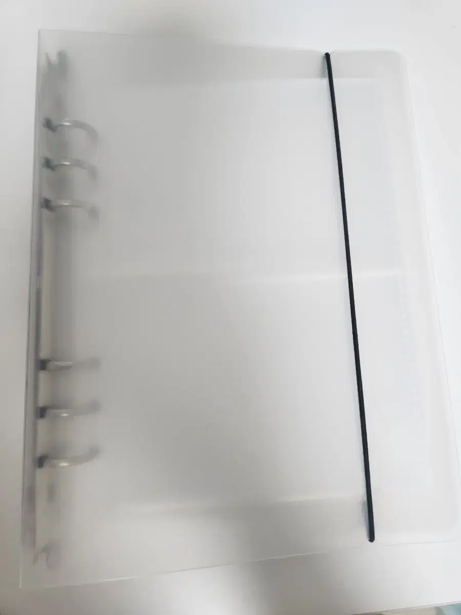 Transparent binder book