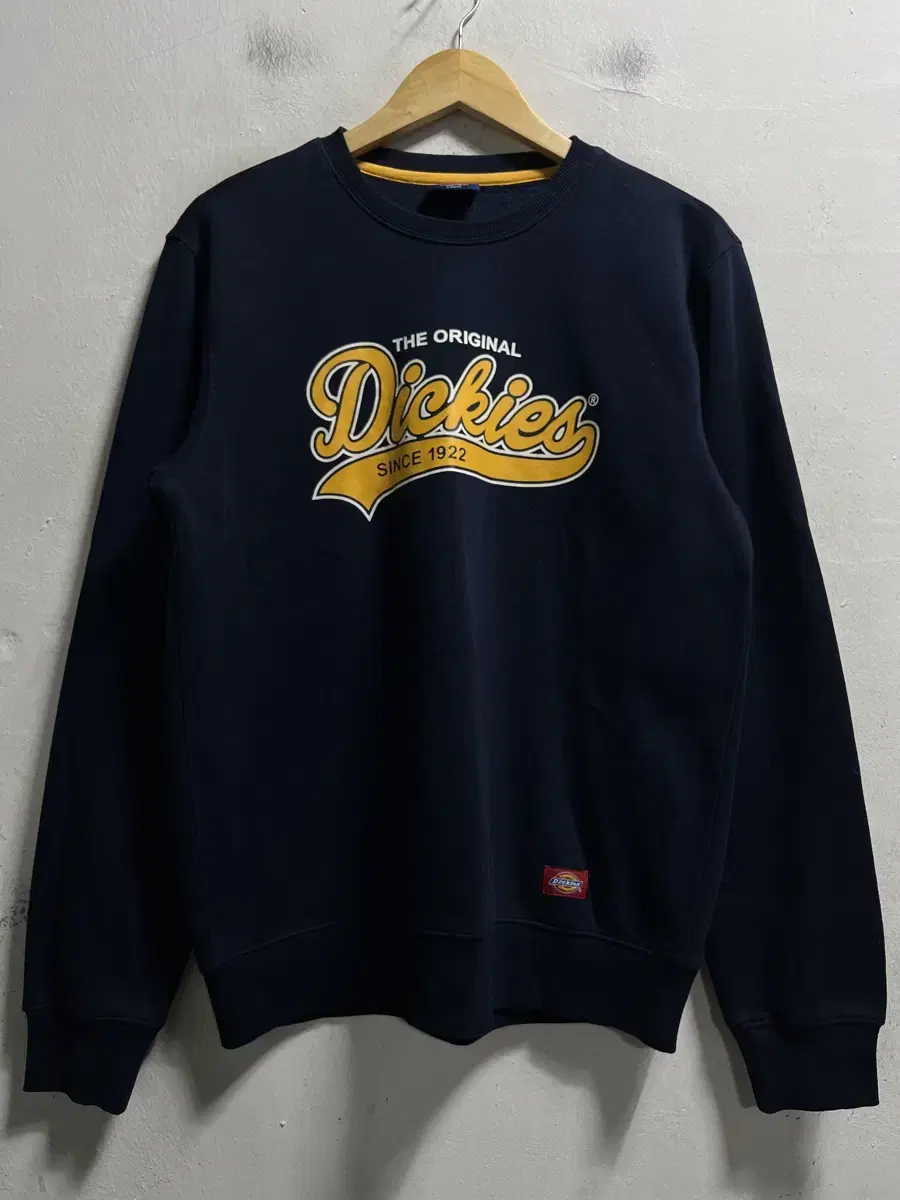 100 Dickies Big Logo Brushed Sweatshirt Loose Fit Man Top Genuine