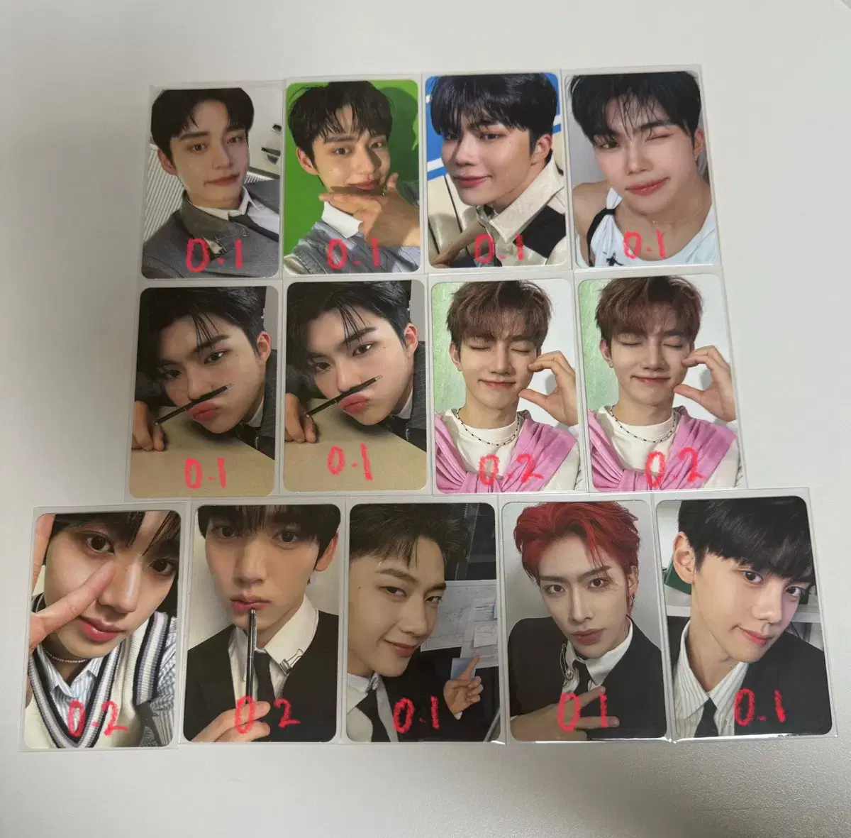 Zerobaseone photocard 3 mini-albums zb1 photocard