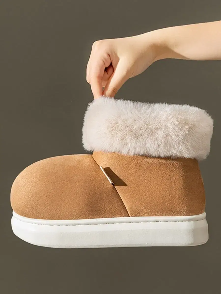 Special Price) Ultra-light, round and cute winter lining, full-fur-trimmed suede short