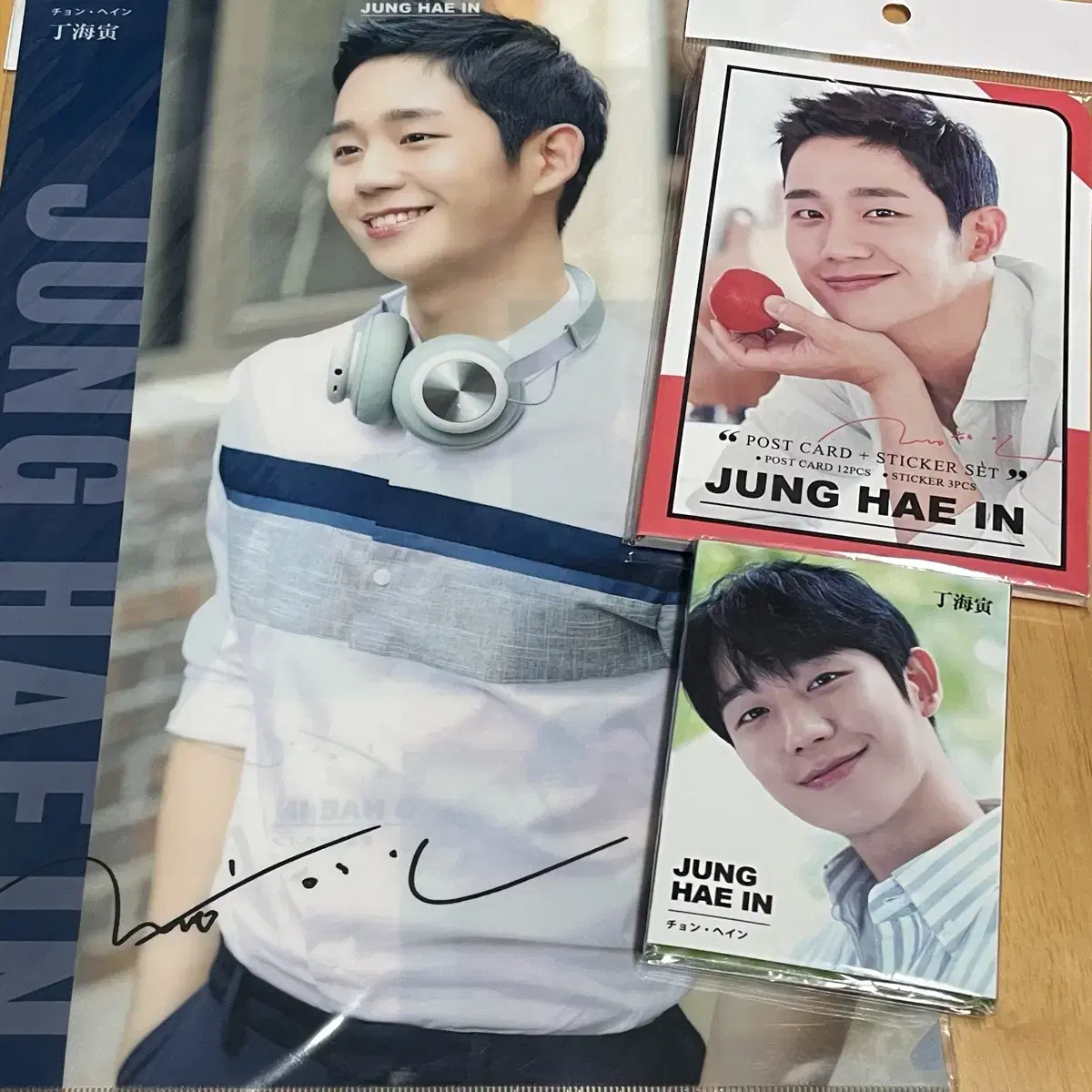 (Unofficial Goods) jung haein Clearfile, postcard, stickers, post-it set