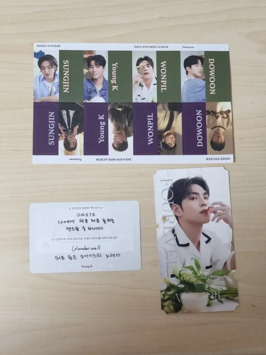 Day 6 Tickets sticker Message Card