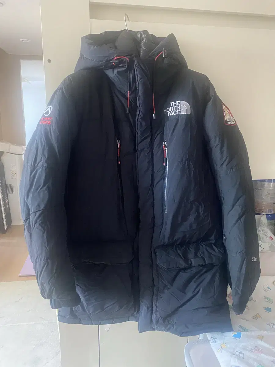 The North Face old biafo puffer size medium black for sale .